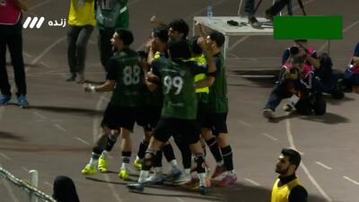  گل اول خیبر خرم آباد به پرسپولیس (معصومی)