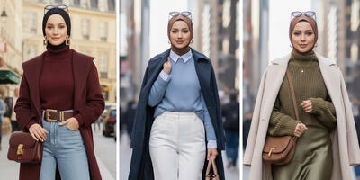 این ایده‌های استایل پاییزی برای خانم‌هایی هستند که حجاب کامل دارند - چی بپوشم