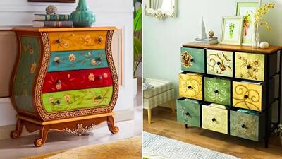  زیباترین کمدهای چوبی با طرح چهل تکه + معرفی 15 مدل شیک