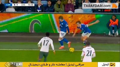  گل دیوید ترنبول به چلسی (کاردیف سیتی 1-1 چلسی) - پارس فوتبال