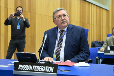  اولیانوف در پاسخ به پمپئو: بر اساس ان‌پی‌تی ایران حق دارد برنامه هسته‌ای صلح‌آمیز داشته باشد