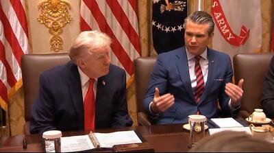 لفاظی وزیر دفاع آمریکا درباره گزینه‌های جنگ و توافق با ایران! + زیرنویس