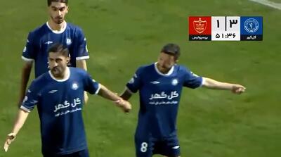  خلاصه بازی گل گهر 3 - پرسپولیس 1
