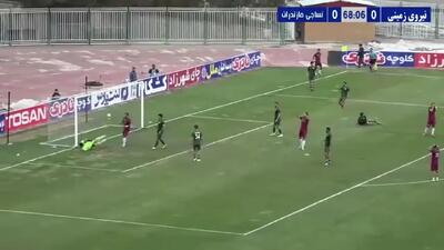  خلاصه بازی نیروی زمینی 0 - نساجی 0 + ویدئو