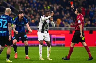  قوانین داوری علیه یوونتوس؛ اخراج ناعادلانه کالولو مقابل اینتر / عکس - پارس فوتبال