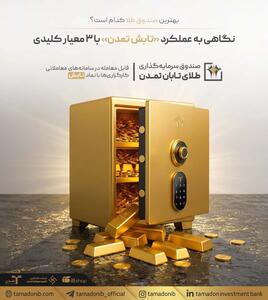 بهترین صندوق طلا کدام است؟ نگاهی به عملکرد «تابش تمدن» با ۳ معیار کلیدی