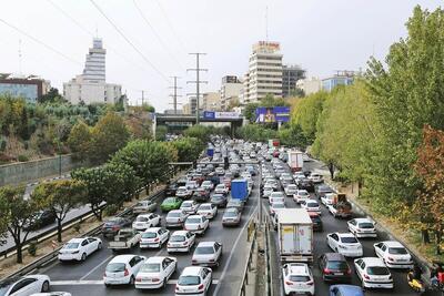  ترافیک سنگین در آزادراه قزوین_ کرج و محور شهریار تهران