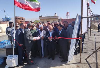  پروژه احداث موج‌شکن اصلی بندر عامری  افتتاح شد