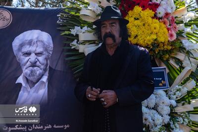  عکس/ مراسم تشییع و تدفین «عنایت‌الله بخشی»