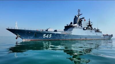  ناو روسی «استویسکی» در بندرعباس پهلو گرفت