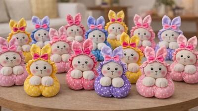  من روزی ۵۰ تا درمی آورم و همه شان را می فروشم / ایده ساخت خرگوش پارچه ای!