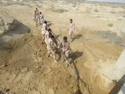  انهدام خط لوله ۳ هزار متری انتقال سوخت قاچاق در میناب