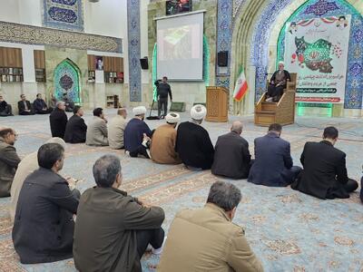  آیین اربعین شهدای دی‌ماه در مهدیه سنندج برگزار شد