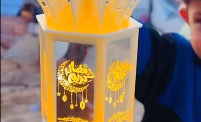  استقبال ساکنان نوار غزه از ماه مبارک رمضان+ تصاویر