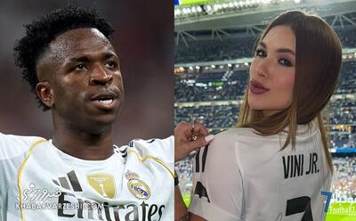  نامزد وینیسیوس پشت ستاره رئال بعد از جنجال نژادپرستی - پارس فوتبال
