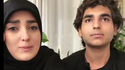  فیلم/ گریه های خانم مجری برای پسرش از شوهر اولش/ امیرعلی: به ستاره جون افتخار میکنم، آقا شهرام شکیبا رو به اندازه پدرم دوستش دارم