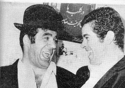  سفر در زمان؛ «ناصر ملک مطیعی» در حال صرف ناهار با پسرش امیر علی؛ دهه 60