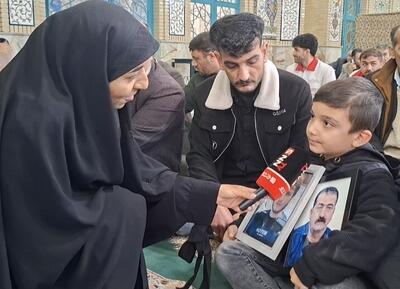  فرزند شهید غلامحسین جوانبخت خطاب به تروریست‌ها: چرا بابایم را کشتید؟ + فیلم