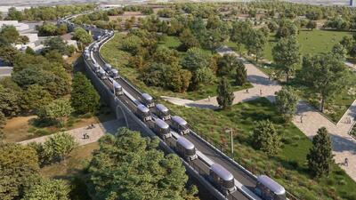  راه‌اندازی نخستین شبکه حمل‌ونقل عمومی کاملا خودکار جهان در آمریکا + تصویر