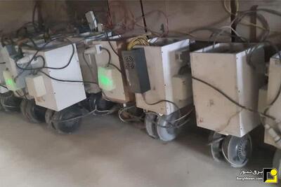  جمع‌آوری ۲۲ دستگاه ماینر غیرمجاز در ساوه