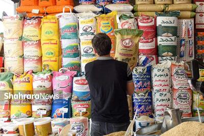  افزایش قیمت سرسام آور برنج در بازار مشهد | برنج گران در سفره رمضان
