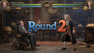  نبرد هاوکینگ و نیوتون به سبک مورتال کمبت؛ شاهکار جدید هوش مصنوعی