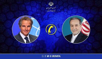  گروسی با عراقچی تماس گرفت