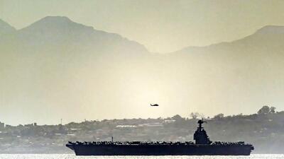  جاسوسی زیردریایی روسی از ناو جرالد فورد آمریکا برای ایران