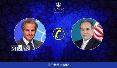  گفت‌وگوی عراقچی و گروسی درباره روند مذاکرات غیرمستقیم ایران و آمریکا