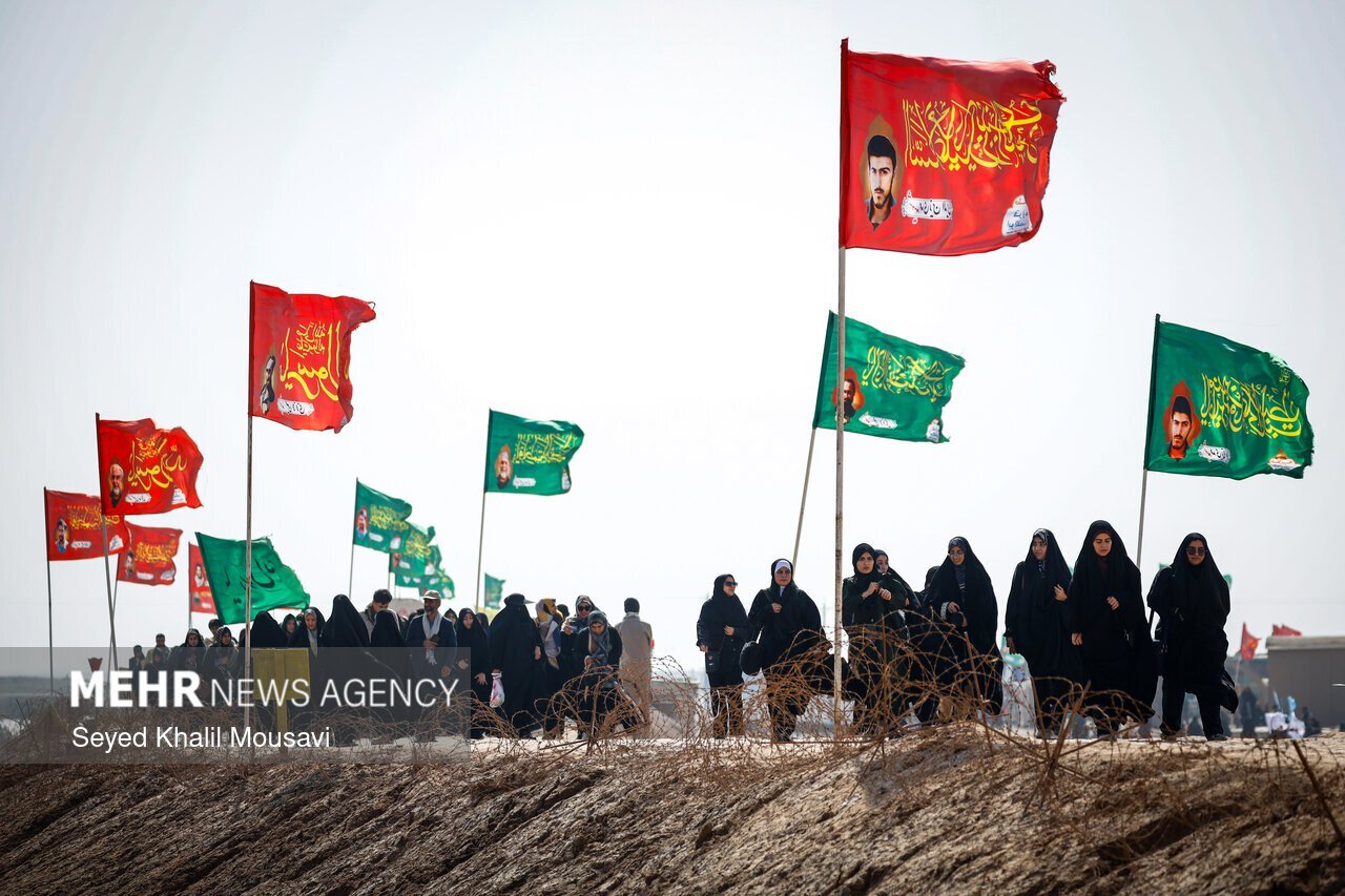 راهیان نور در یادمان شهدای طلائیه