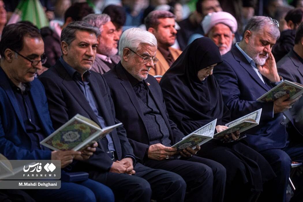 عکس/ مراسم چهلم روز شهادت شهدای دی‌ماه