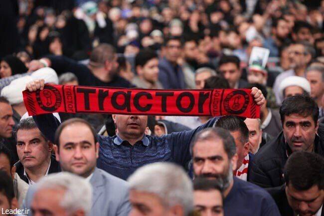 حضور متفاوت لیدرهای باشگاه تراکتورسازی تبریز در دیدار امروز با رهبر انقلاب