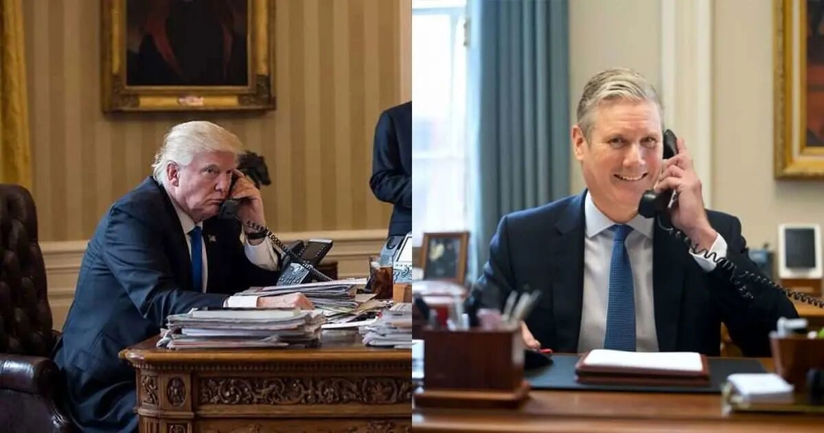 گفت‌وگوی استارمر و ترامپ درباره مذاکرات هسته‌ای ایران