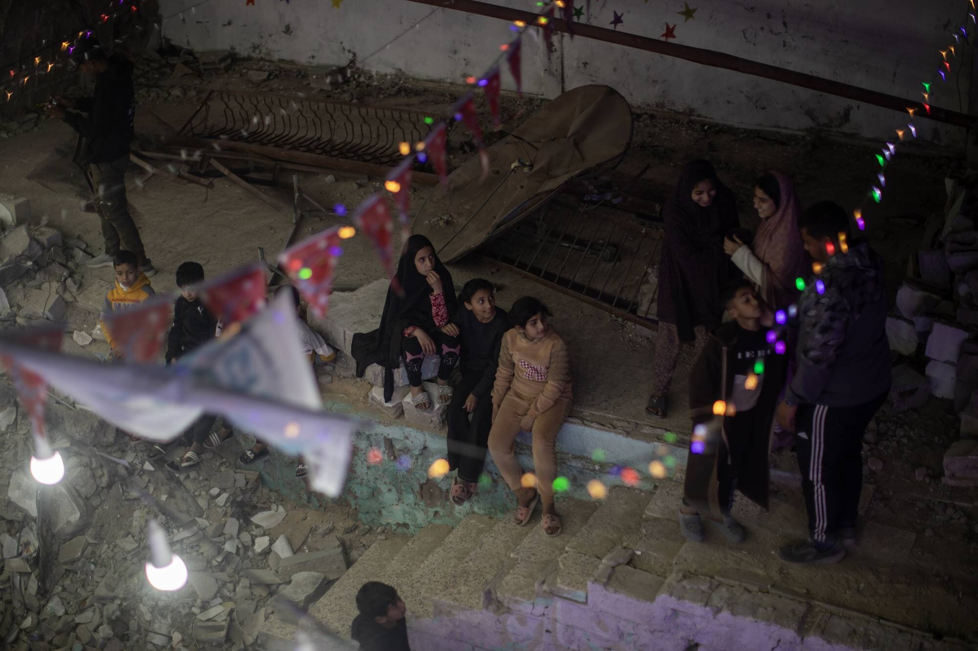 استقبال ساکنان نوار غزه از ماه مبارک رمضان+ تصاویر