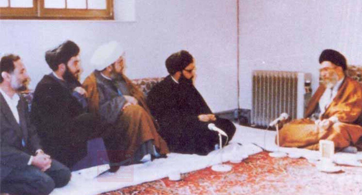 تصاویر منتشرنشده دبیرکل حزب‌الله کنار آیت‌الله خامنه‌ای