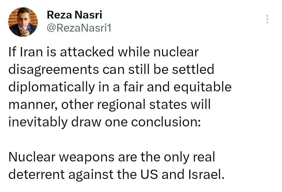 تحلیل رضا نصری درباره تاثیر حمله احتمالی به ایران در منطقه خاورمیانه